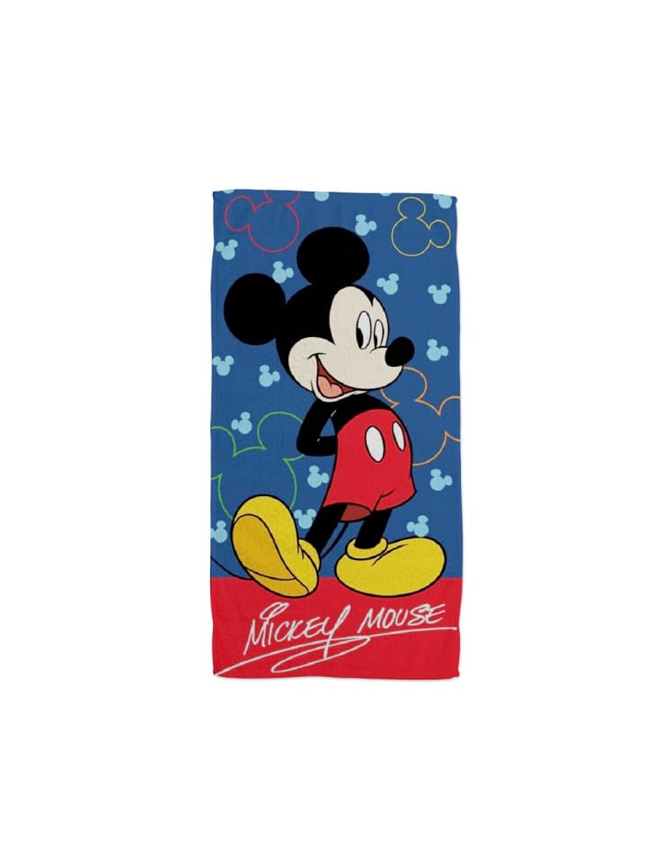 Disney Mickey Mouse Kinder Badehandtuch – Weiches & saugstarkes in Blau