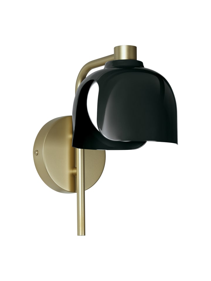 Decor Corolle Wall Wandleuchte G9 Schwarz Metall Glas