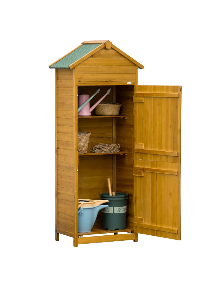 Gerätehaus,79cm x 49cm x 191,5cm,natur
