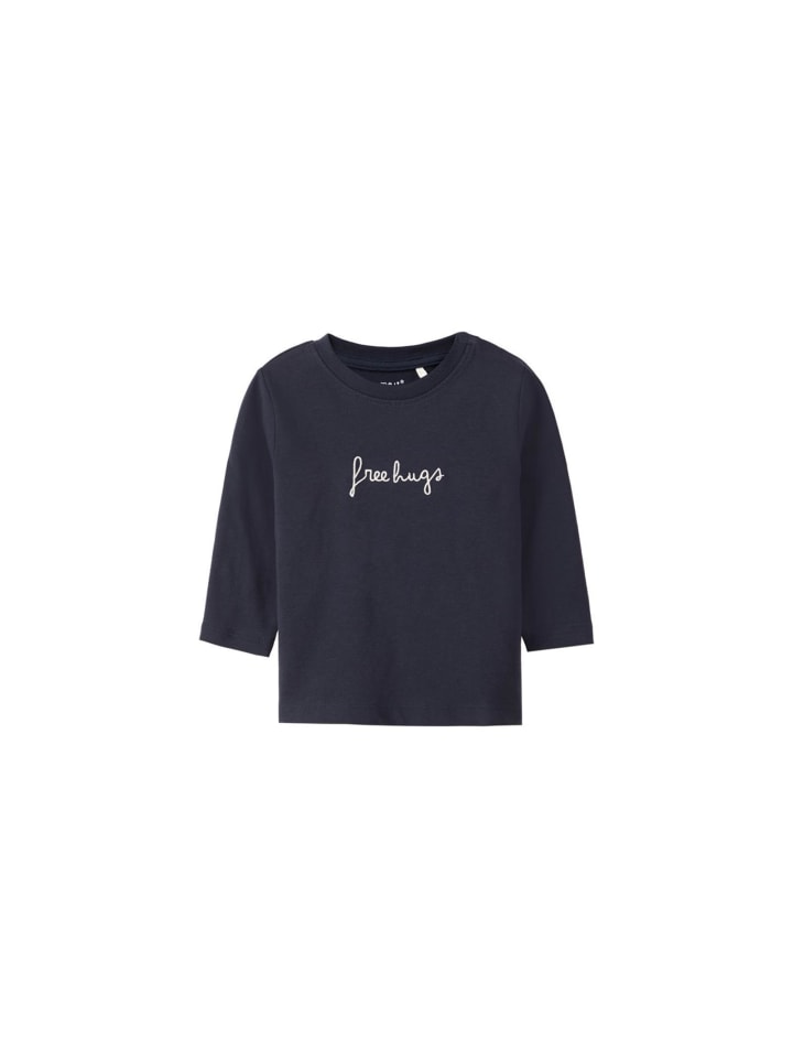 Baby-Mädchen Langarmshirt in Blau