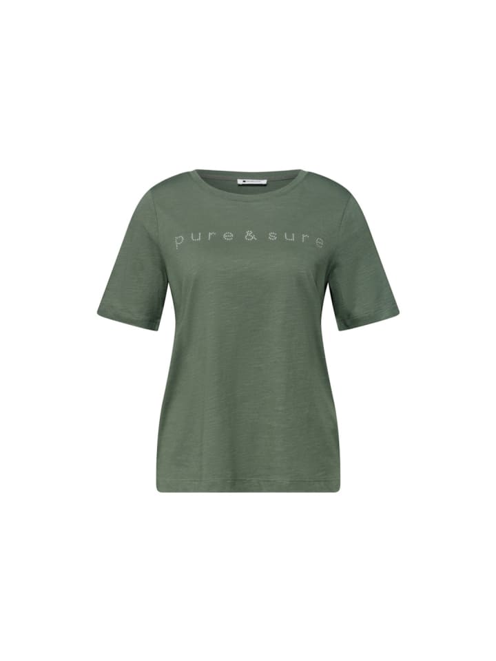 T-Shirt in bound green
