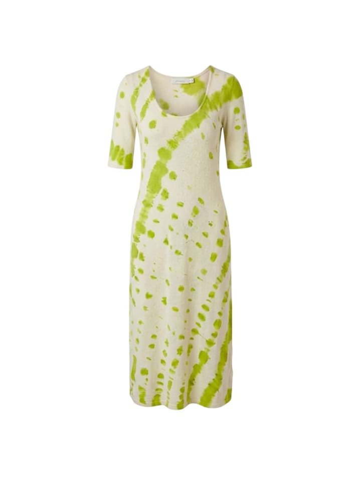 Grün Baumwolle Damen Kleid