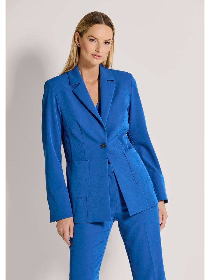 Longblazer in royalblau