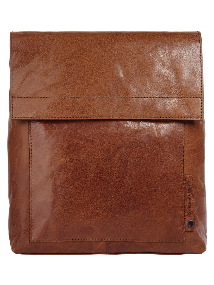 Rucksack echt Leder in cognac