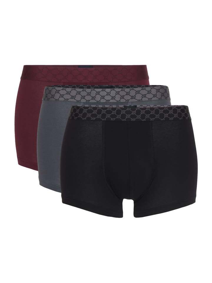 Boxer Everday in black/grey/red