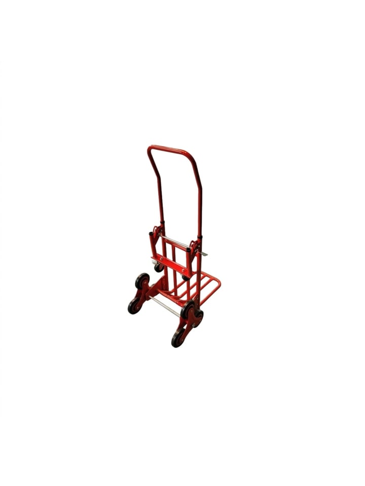 Treppensteiger in Rot