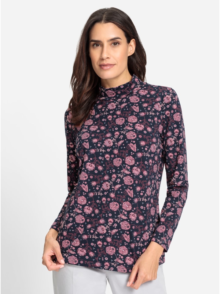 Print-Shirt in marine-erika-bedruckt