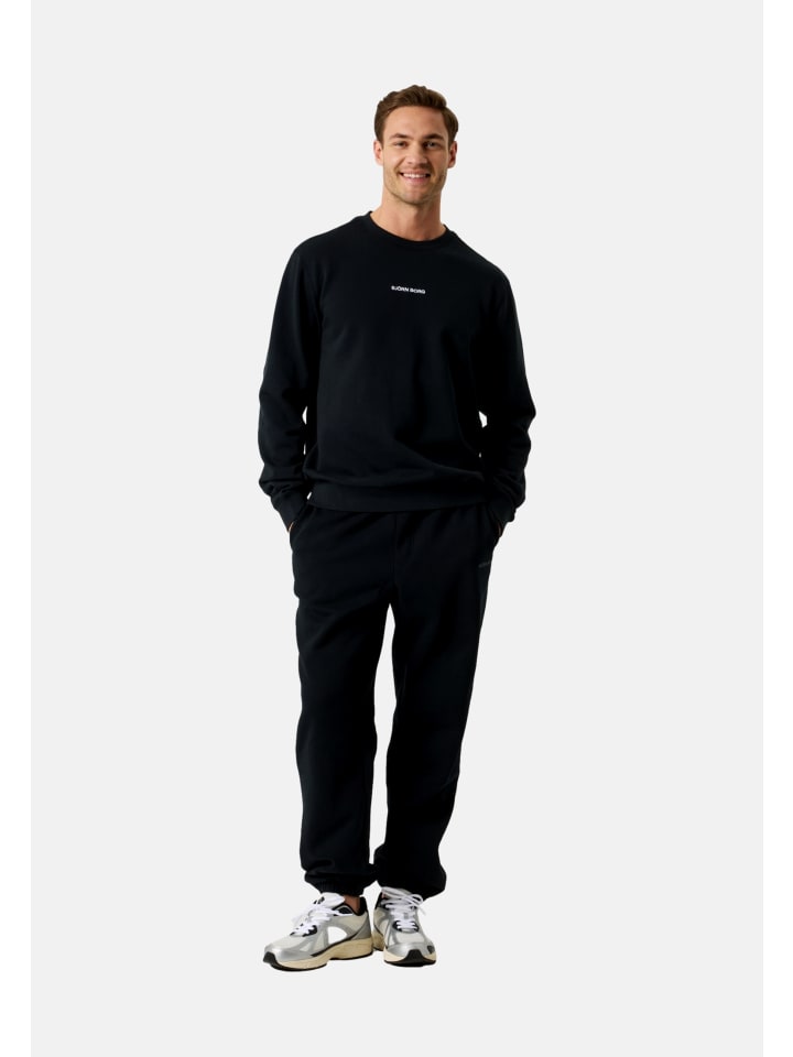 Sweatshirt in schwarz