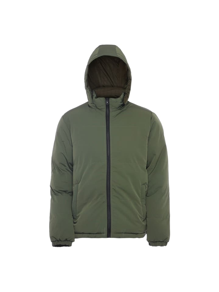 Herren Wattierte Blousonjacke in Militäroliv