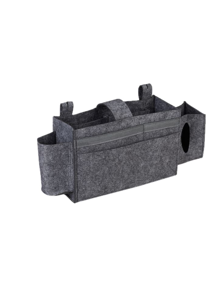 Betttasche Hochbett in Dunkelgrau