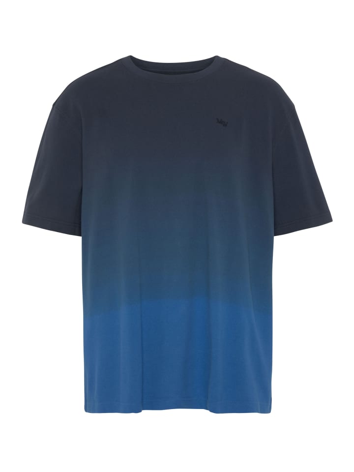T-Shirt in dunkelblau-blau