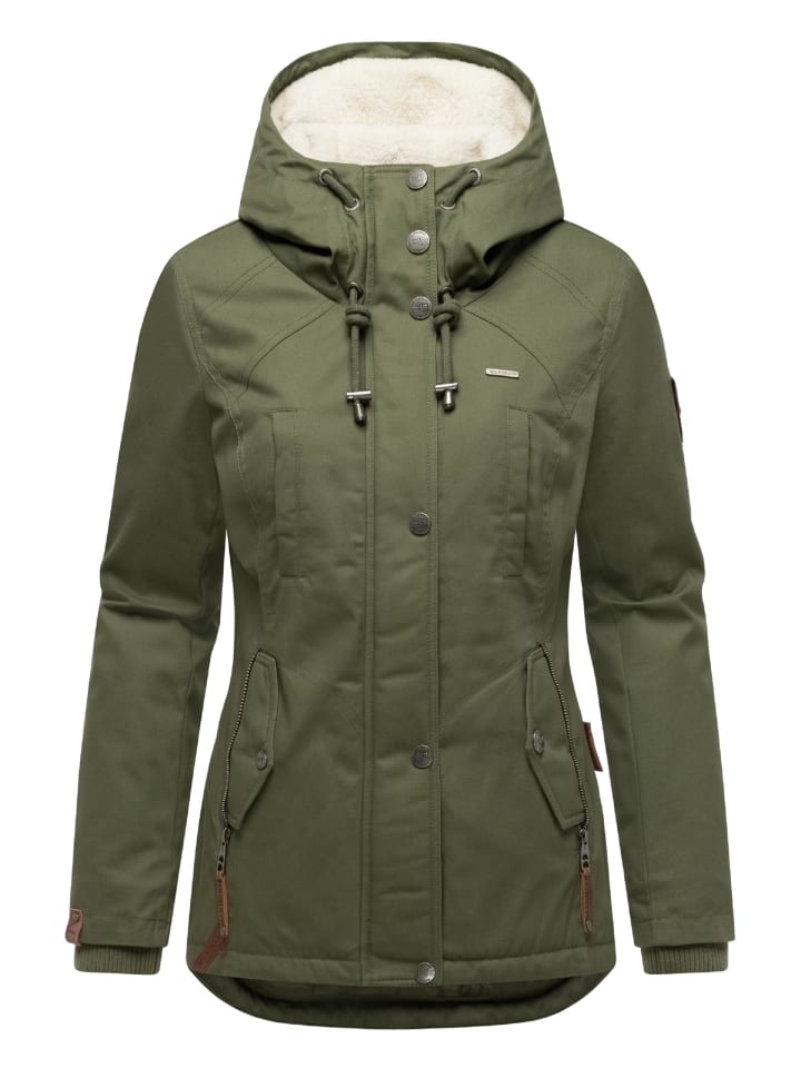 Winterjacke Bikoo in Olive Leaf