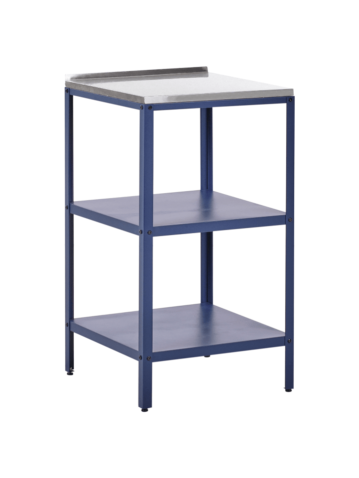 Gartenküche VILAMA in Blau/Silber - (W) 50 x (H) 90 x (L) 50 cm