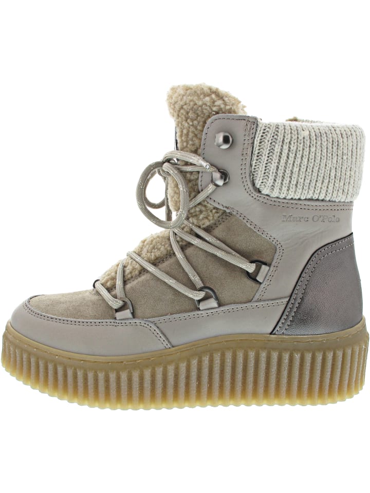 Marc O’Polo Schnürstiefel Beige