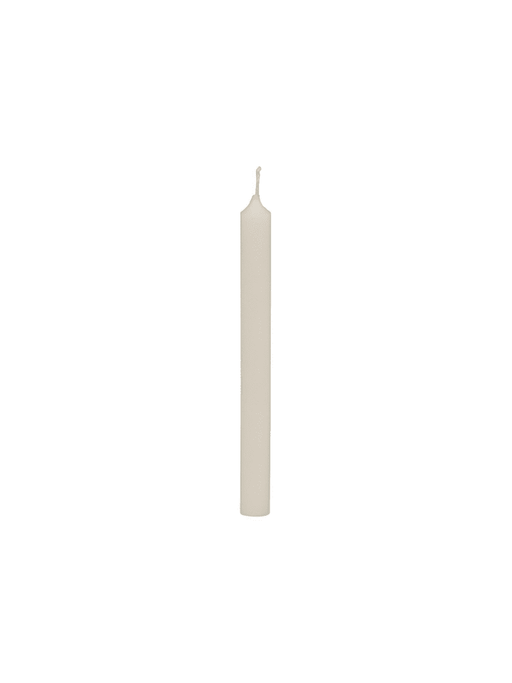 Stabkerze Dinnerkerze 18 cm in beige