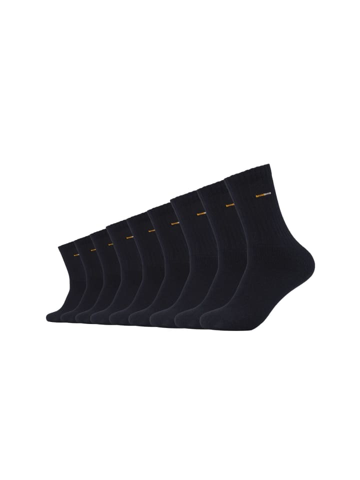 Tennissocken 9er Pack black