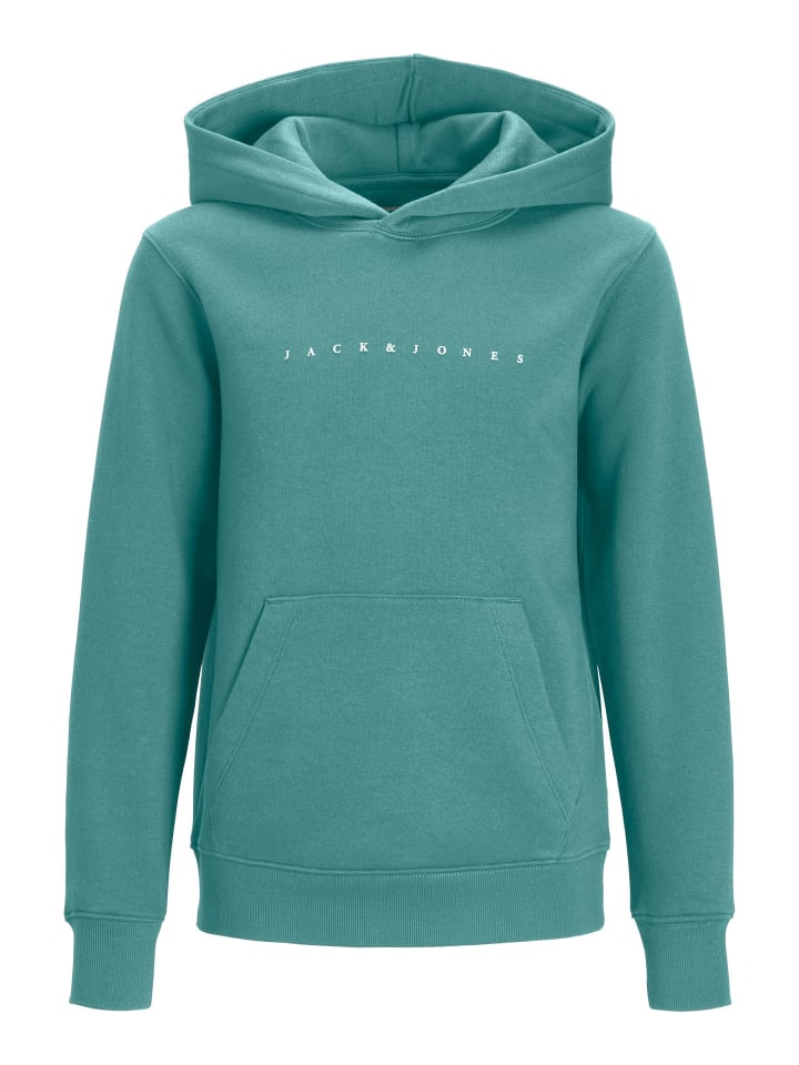 Kapuzensweatshirt JJESTAR JJ SWEAT HOOD JNR in mineral blue
