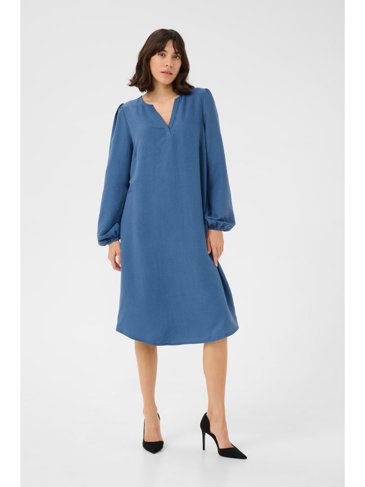 Langarm-Bluse KAnita Regular fit in Ensign Blue