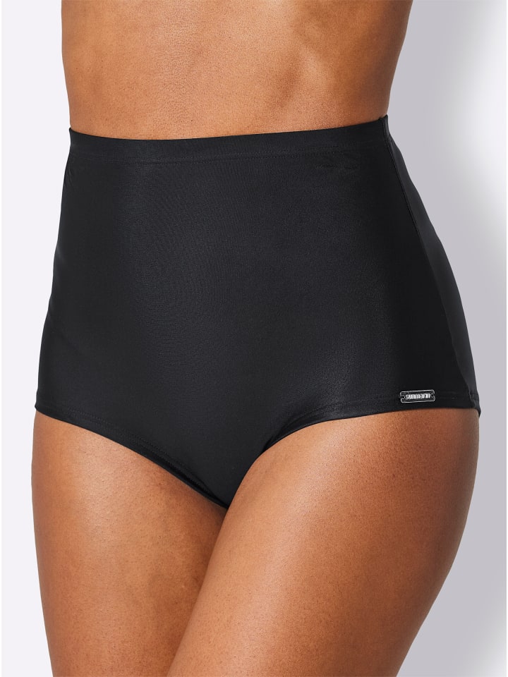 Bikini-Hose in schwarz