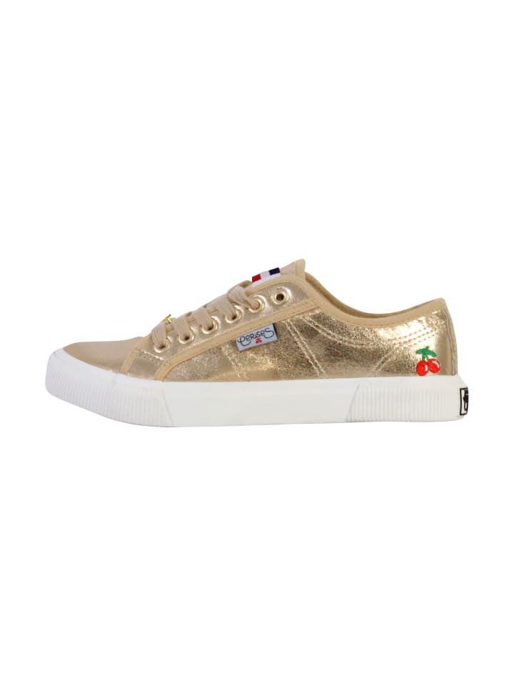 Enjoy Schnür-Tennisschuhe Gold