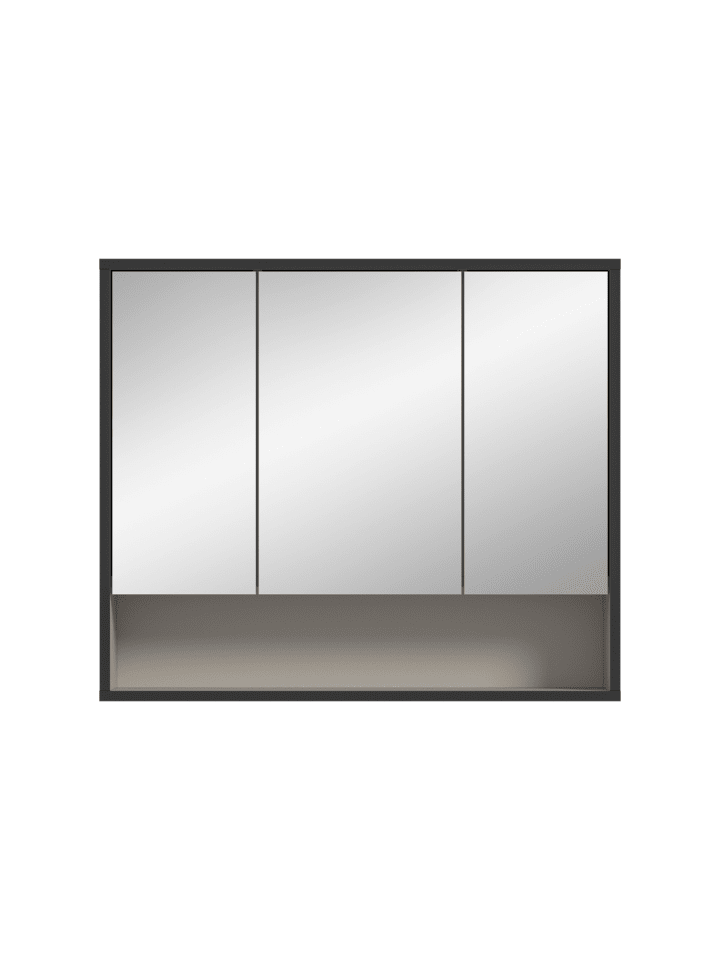 Hängend AURA in Beige - (W)80 x (H)68 x (L)19 cm