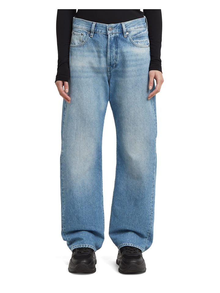 Bowey Barrel Jeans faded blue chrome
