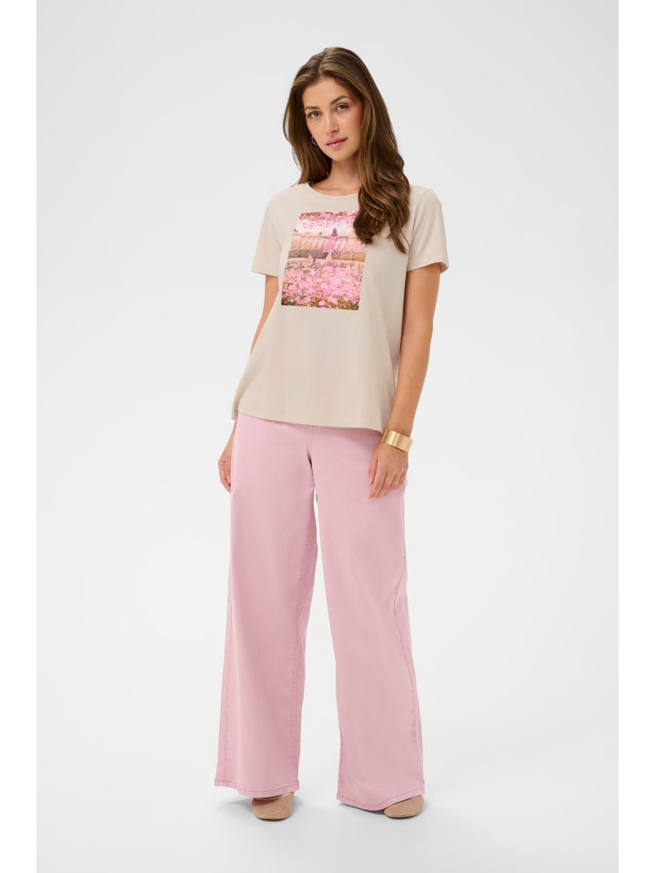 T-shirt CRJoliy Regular fit in Pink Nectar Paris