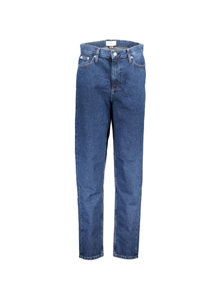 Blau Baumwolle Damen Jeans