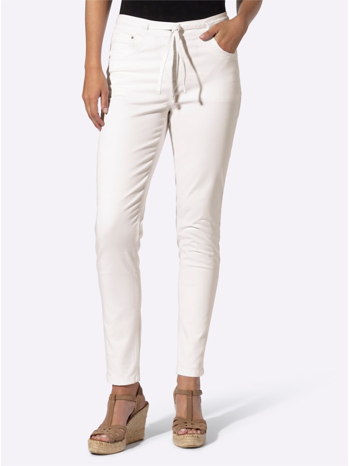 Jeans in ecru