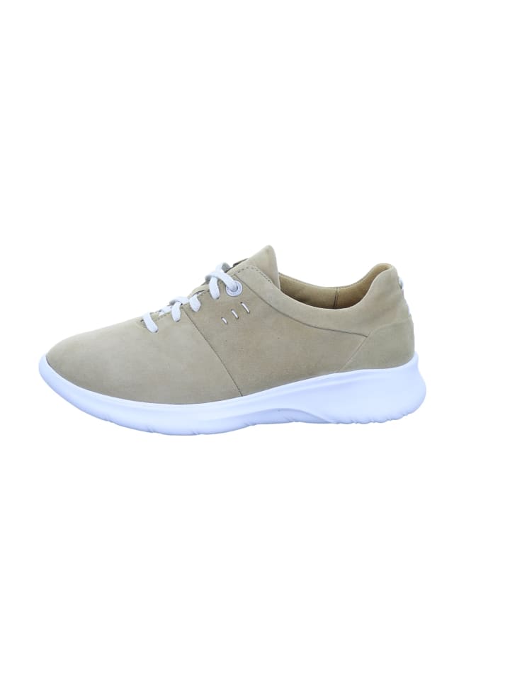 Komfort Schnürschuhe in Beige