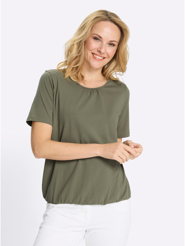 Kurzarm-Shirt in khaki