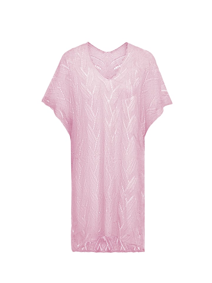 Damen Pullunder in Pink Melange