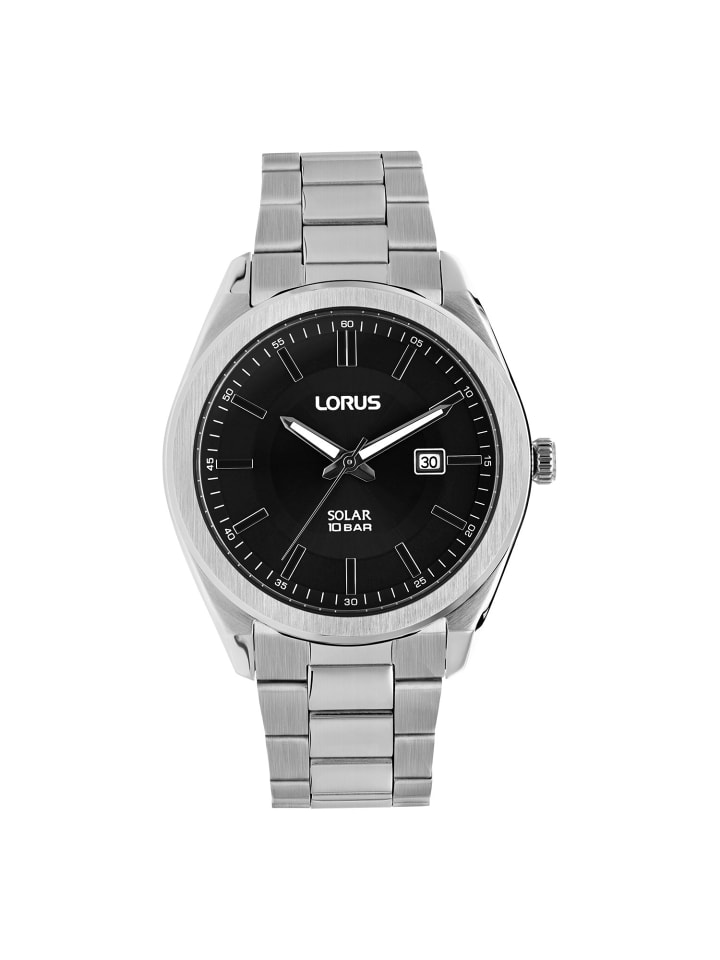 Stahl Solaruhr Lorus Silber