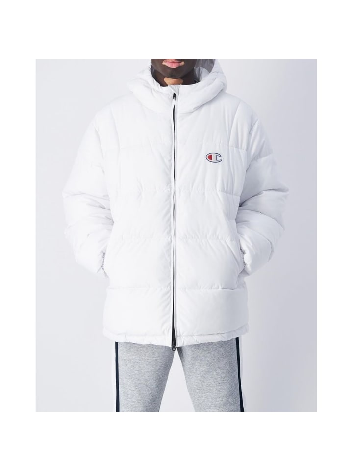 Weiß Polyester Parka
