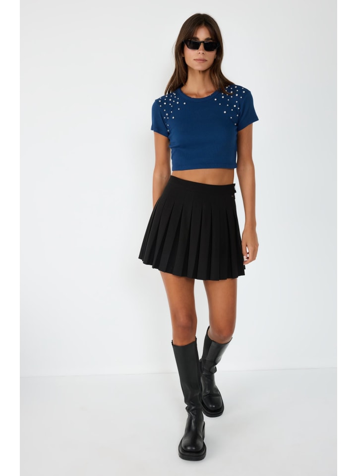 Blouse in Dunkelblau