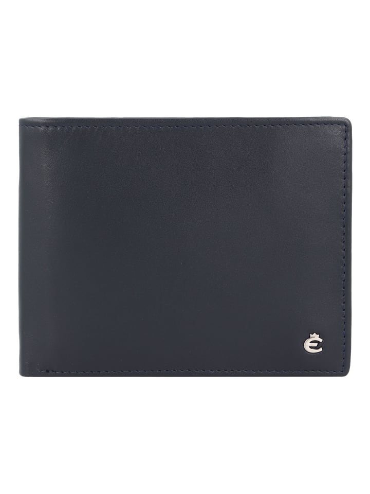 Harry Geldbörse Leder 12 cm blau