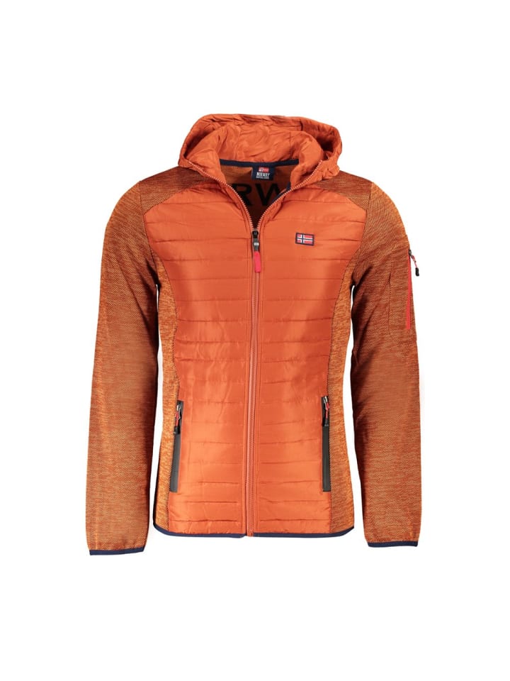 Braun Polyester Herren Jacke
