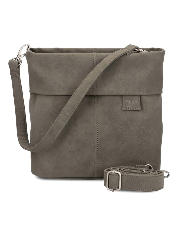 Mademoiselle.M Schultertasche 25 cm nubuk mud