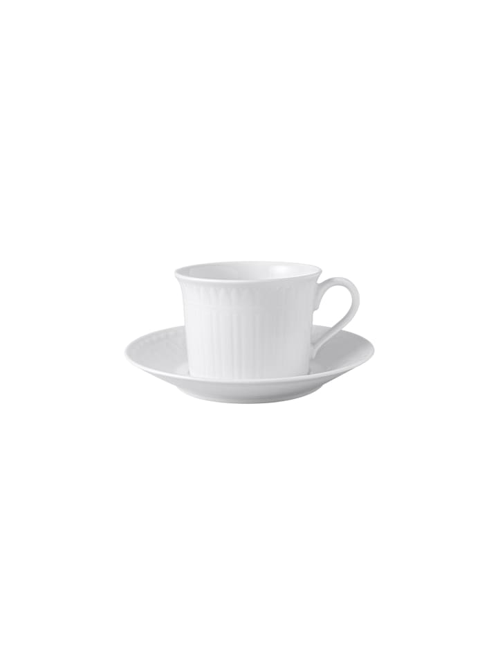 Espressotasse mit Untertasse Cellini in Weiß 100 ml