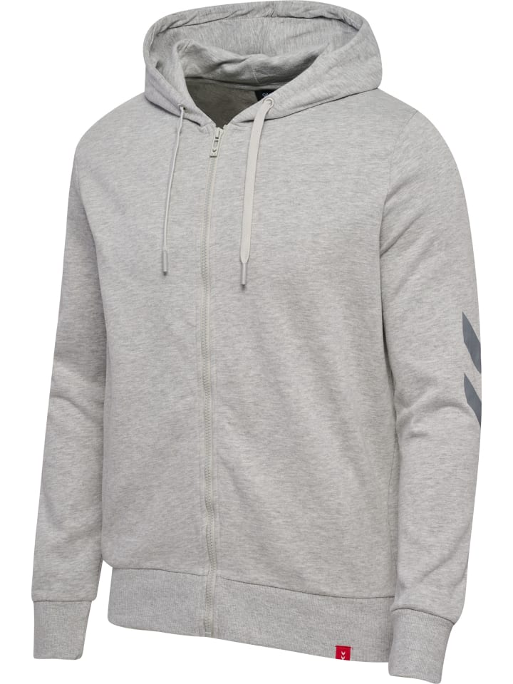 Reißverschluss Kapuzenpullover Hmllegacy Erwachsene in LIGHT GREY MELANGE