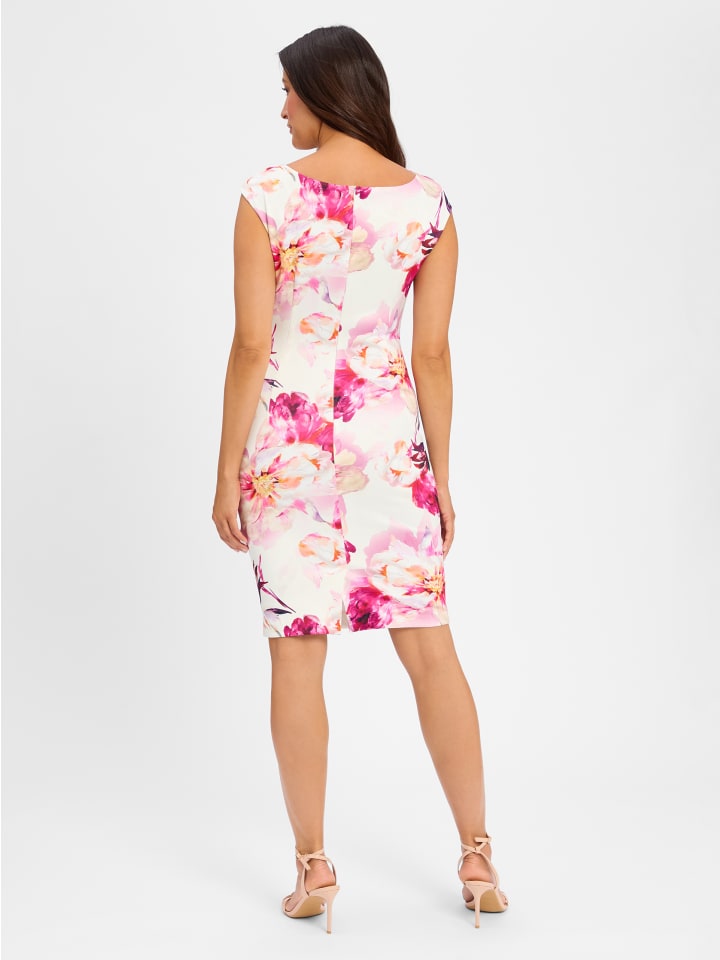 Abendkleid in ecru pink - 0001