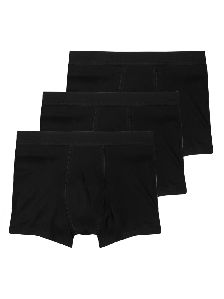 3er-Set: Pants in schwarz