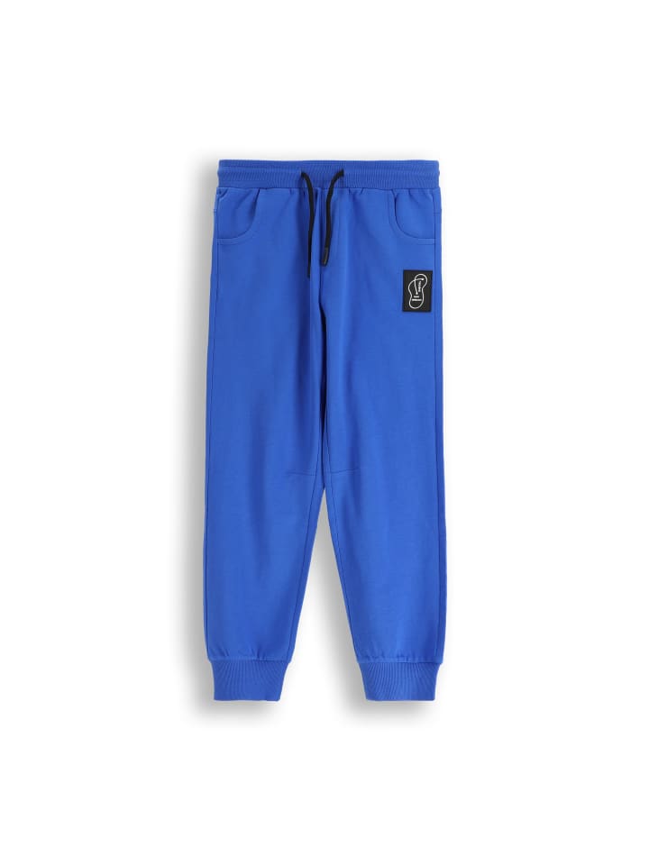 Slim Fit Jogginghose in kobaltblau