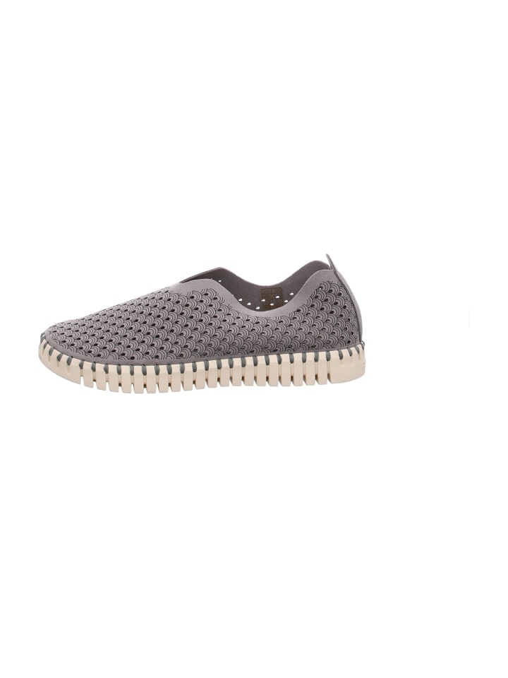 Sportliche Slipper in Grau