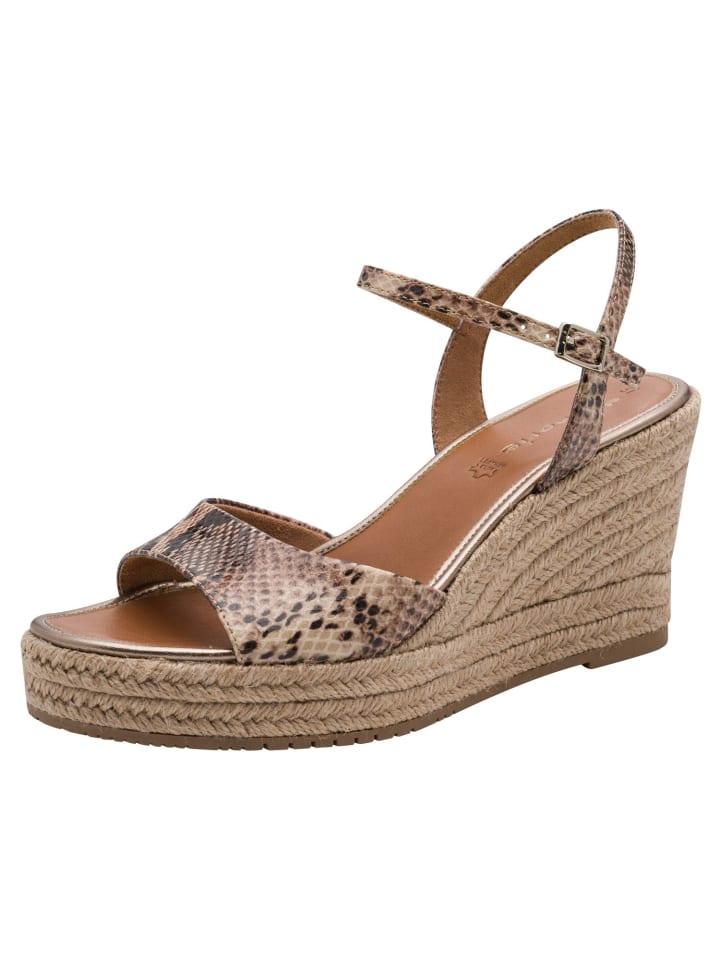 Sandalette in BROWN SNAKE