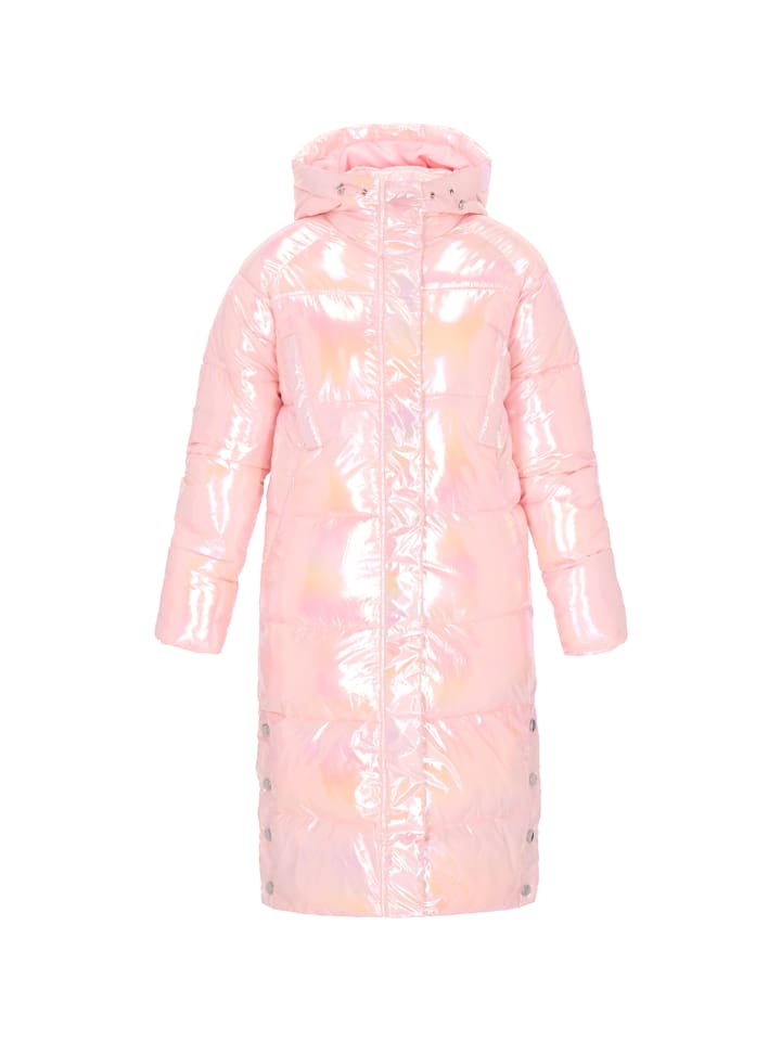 Women Coat in rose rainbow