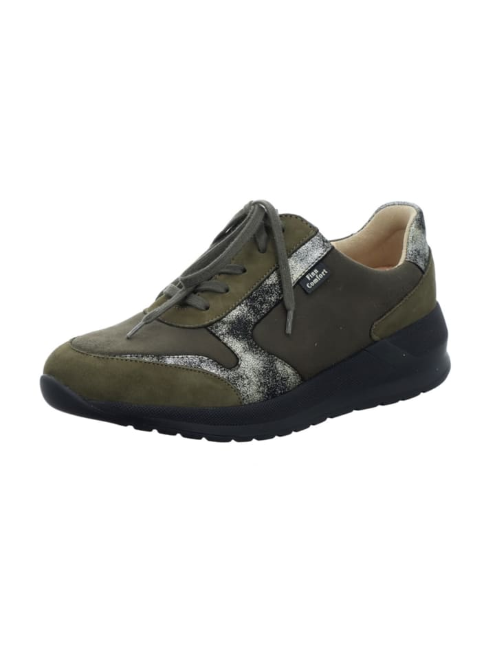 Komfort Schnürschuhe in Grün