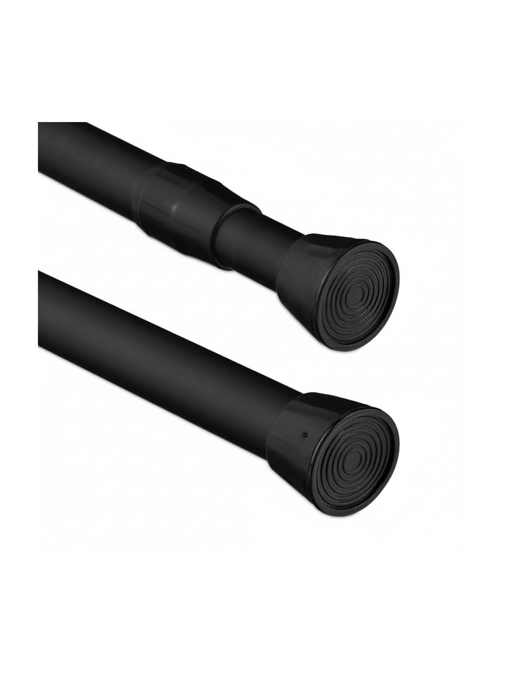 Teleskopstange in Schwarz - (L)110–200 cm