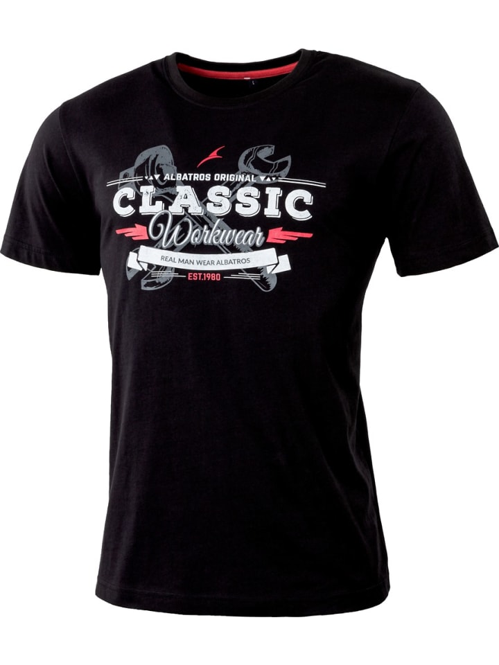 T-Shirt in Schwarz