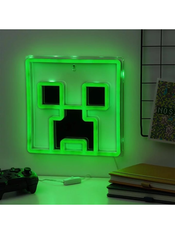 Minecraft Creeper LED-Stimmungsbeleuchtung zur Wandmontage